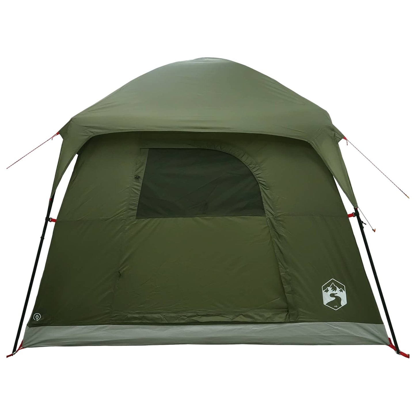 Hyttetelt Olivengrønn 244 x 213 x 183 cm Polyester og stål