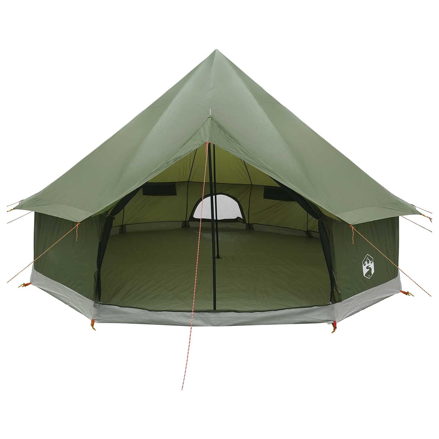 Tipi telt Olivengrønn 300 x 300 x 200 cm Polyester og stål