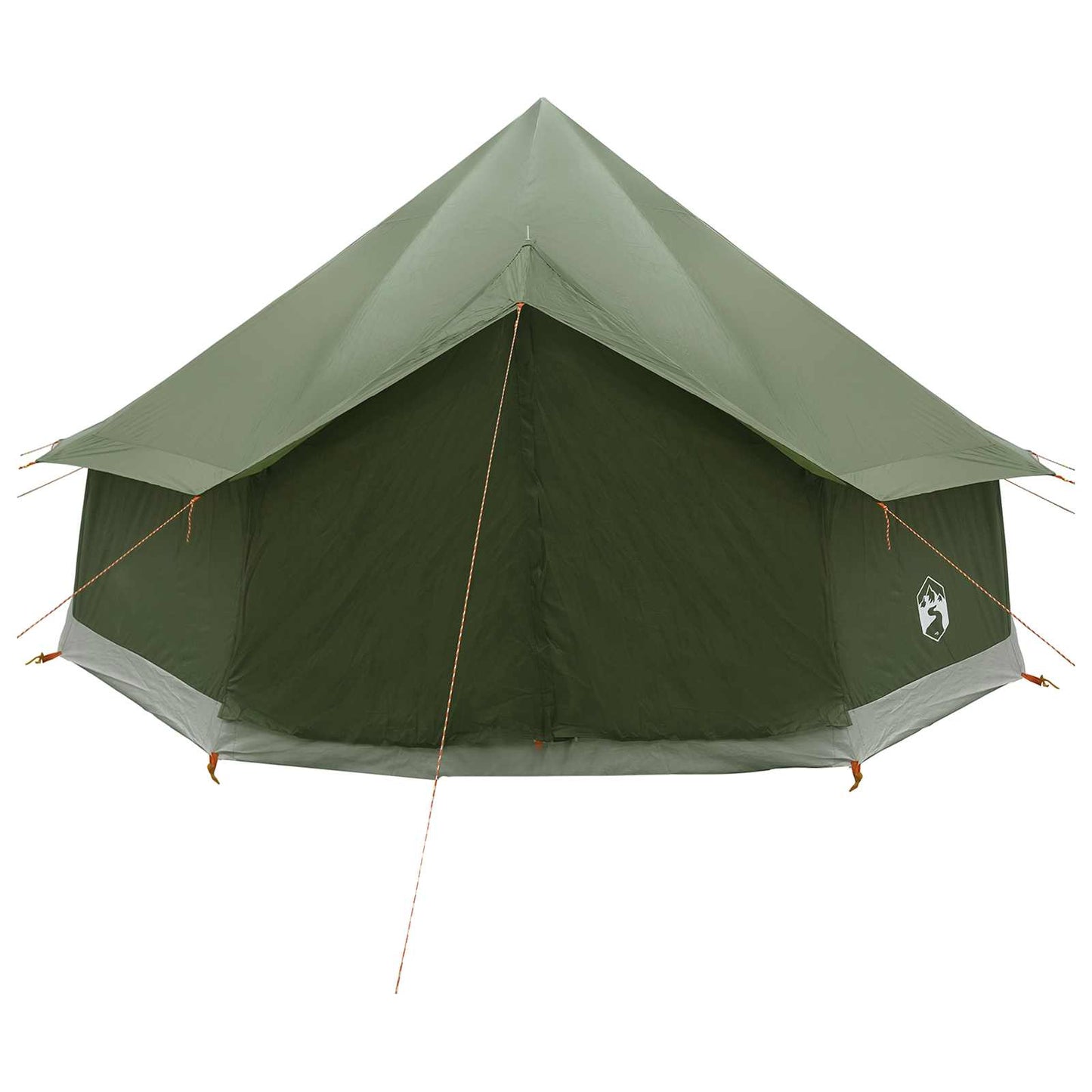 Tipi telt Olivengrønn 400 x 400 x 250 cm Polyester og stål