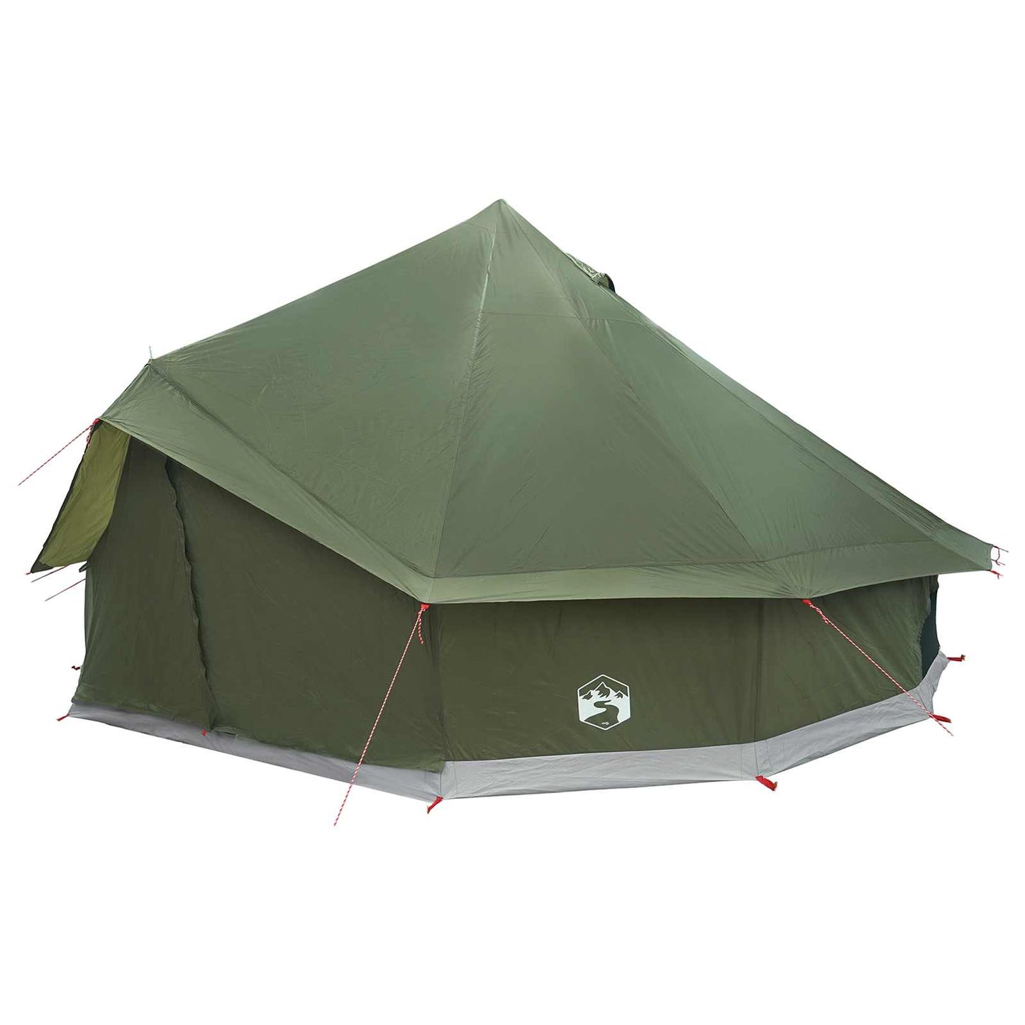 Tipi telt Olivengrønn 500 x 500 x 300 cm Polyester og stål