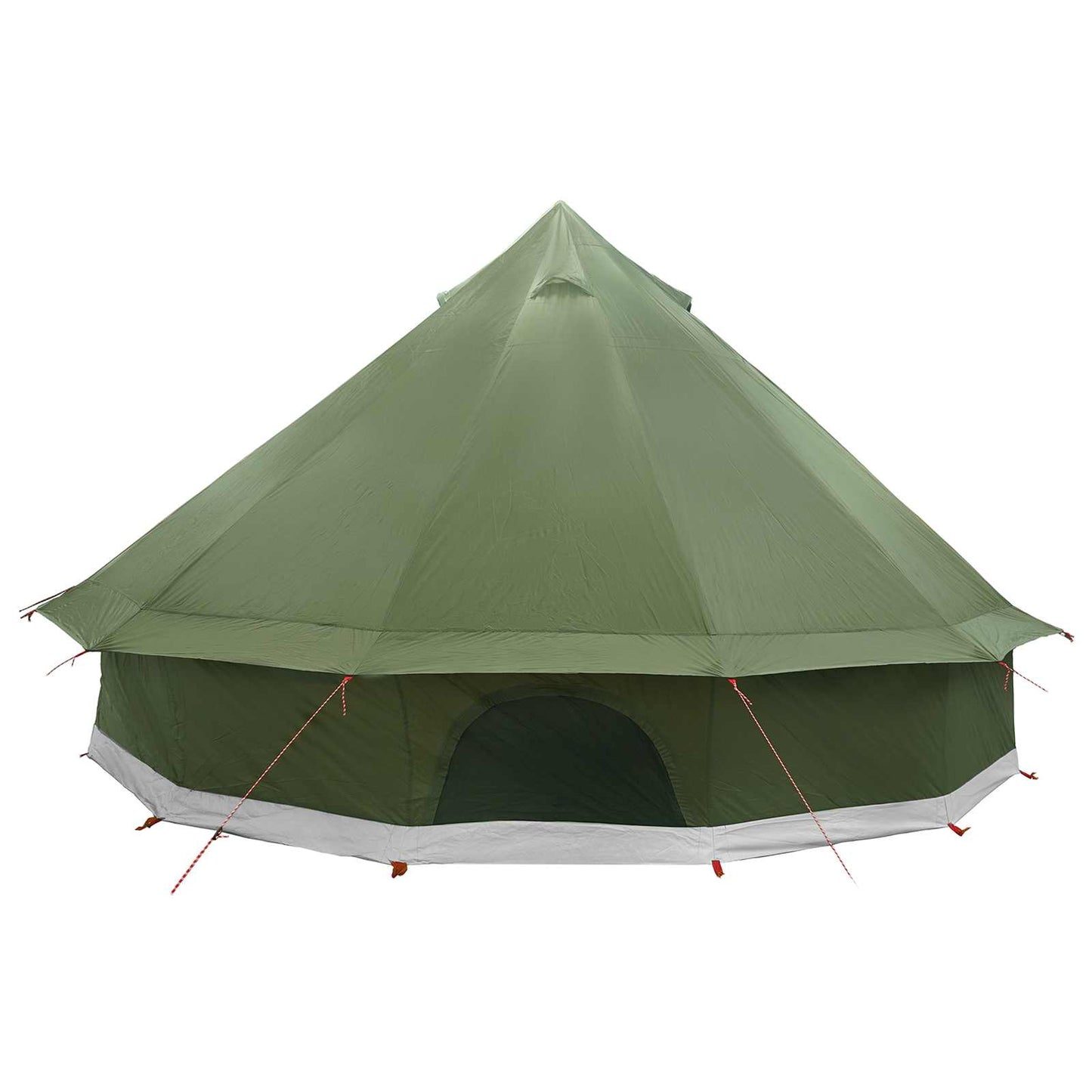 Tipi telt Olivengrønn 500 x 500 x 300 cm Polyester og stål