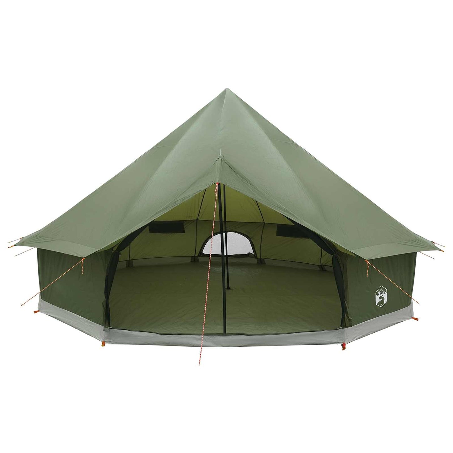 Tipi telt Olivengrønn 500 x 500 x 300 cm Polyester og stål