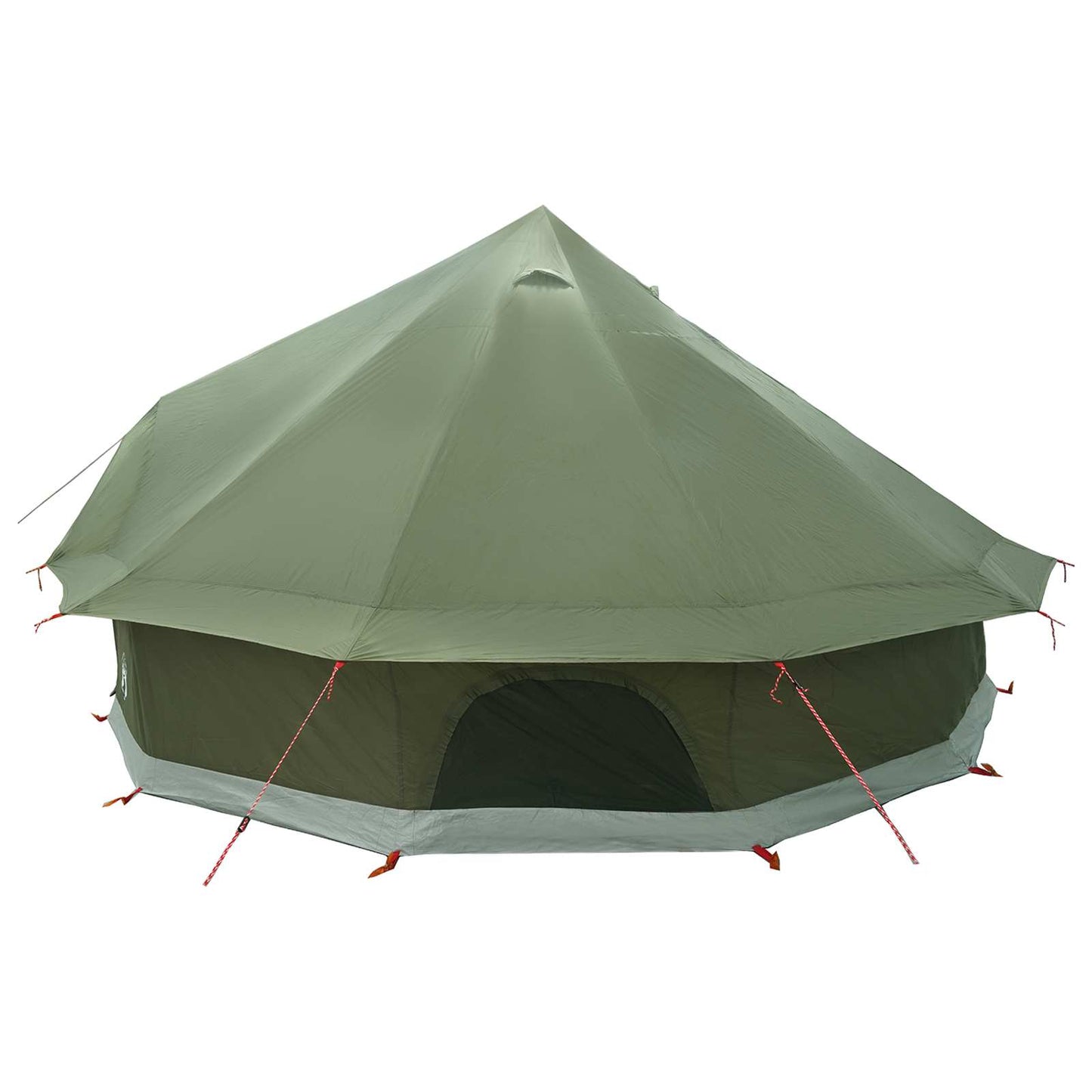 Tipi telt Olivengrønn 500 x 500 x 300 cm Polyester og stål