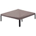 Gazebo Deksel med tak Gråbrun 300 x 300 cm Polyester og stål