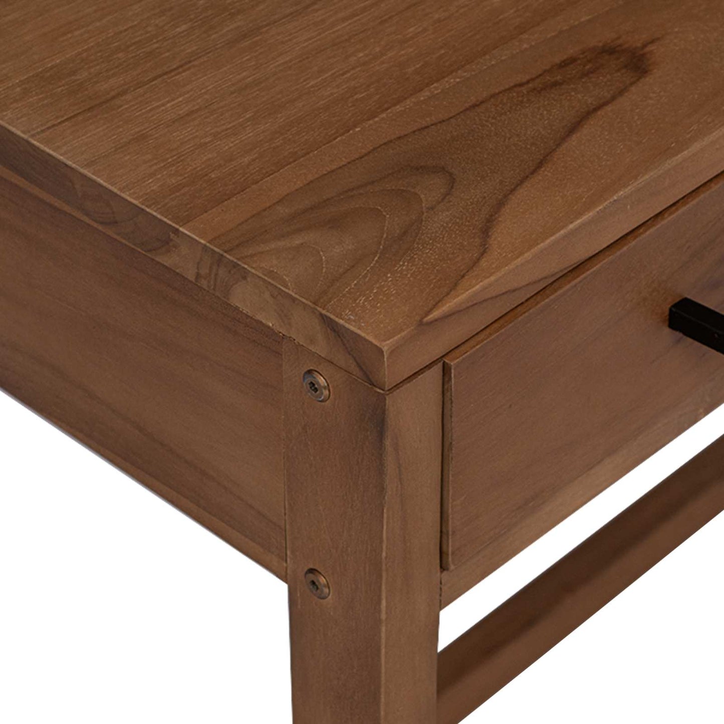 Bord med skuffer Naturlig Massivt Teaktre 80 x 50 x 75 cm