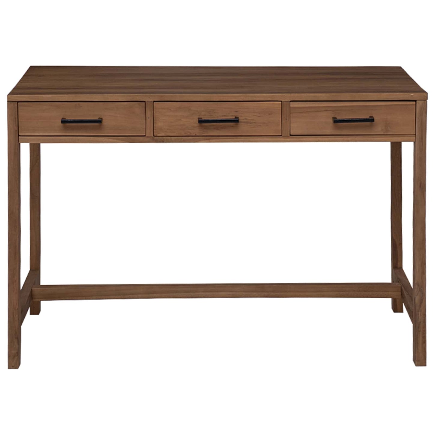 Bord med skuffer Naturlig Massivt Teaktre 110 x 50 x 75 cm