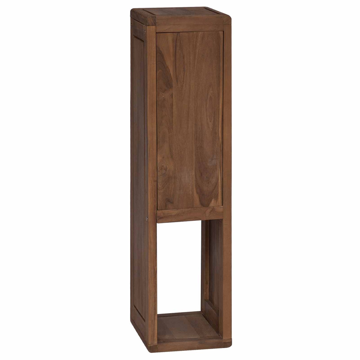 Baderomsside skap Naturlig 25 x 25 x 100 cm Massivt Teaktre
