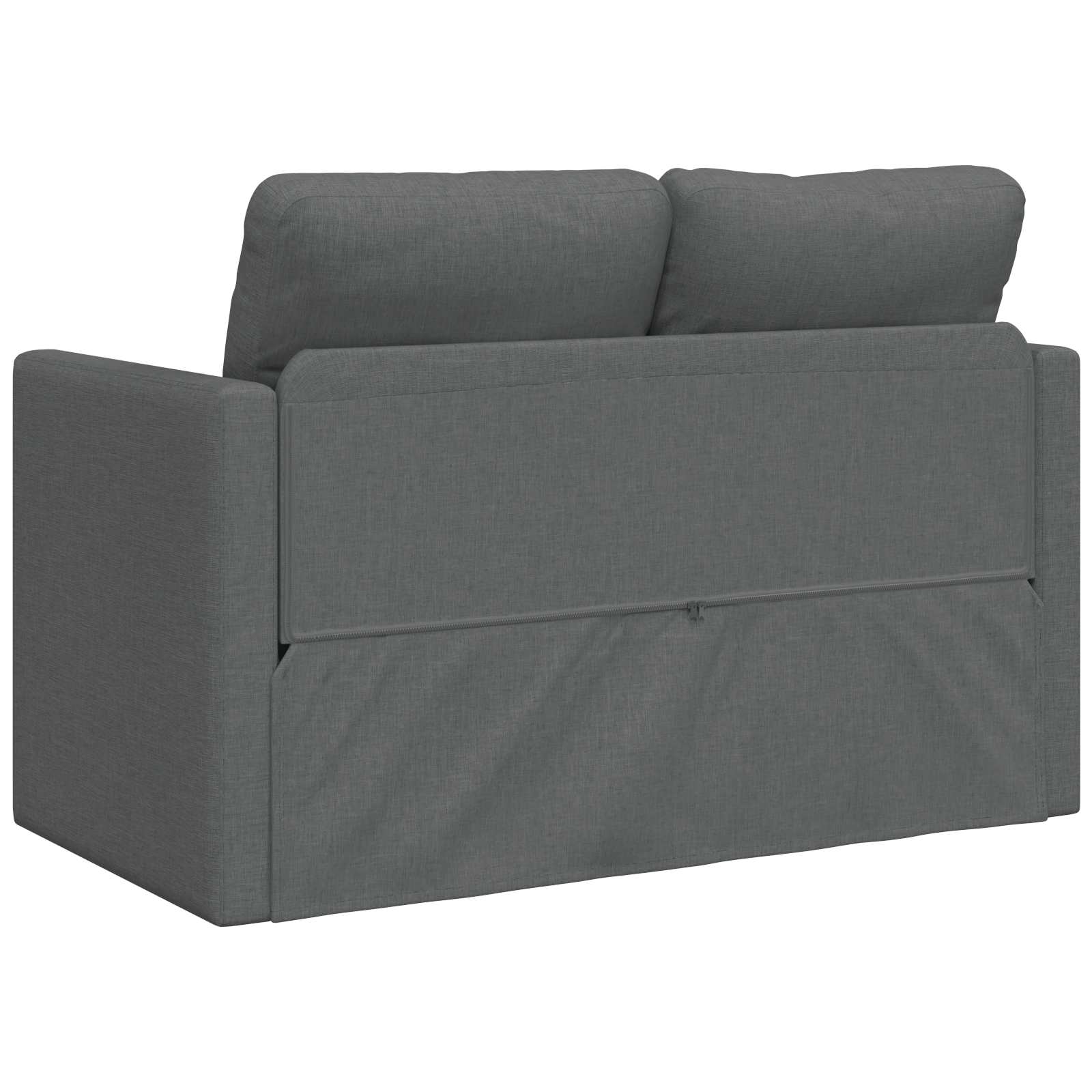 Sammenleggbar Sofa seng Mørkegrå 112 x 60 x 55 cm stoff vidaXL