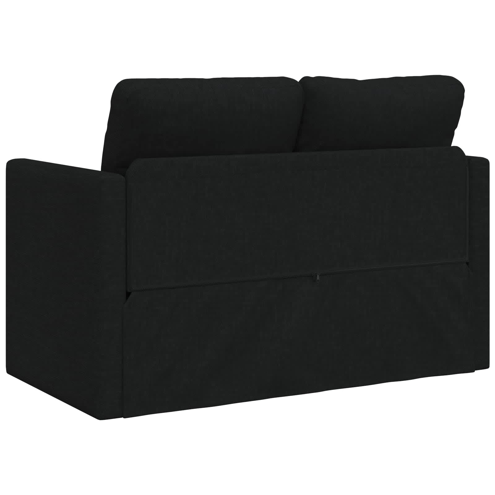 Sammenleggbar Sofa seng Svart 112 x 60 x 55 cm stoff vidaXL