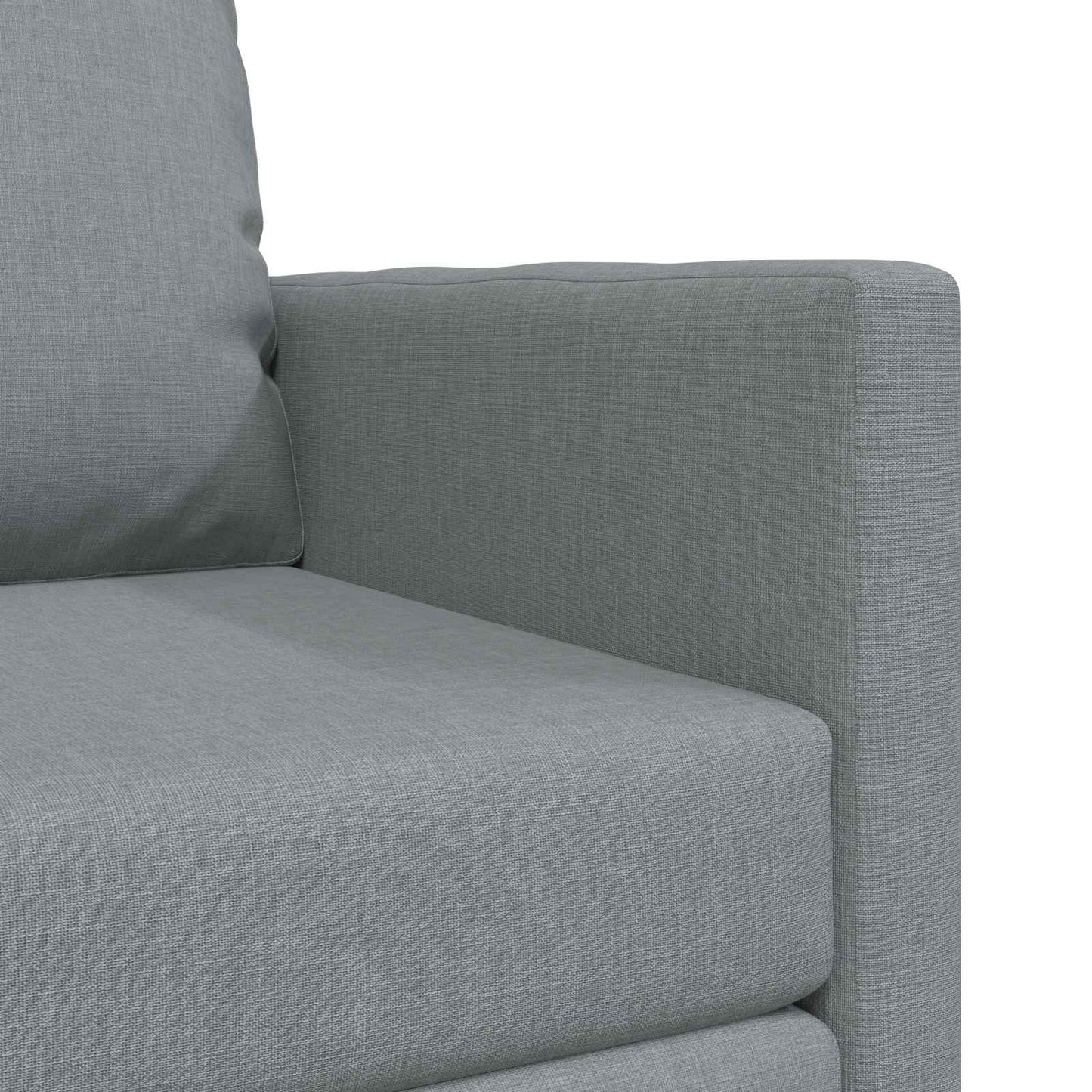 Sammenleggbar Sofa seng Lysegrå 74 x 77 x 81 cm stoff