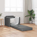 Sammenleggbar Sofa seng Mørkegrå 74 x 77 x 81 cm stoff