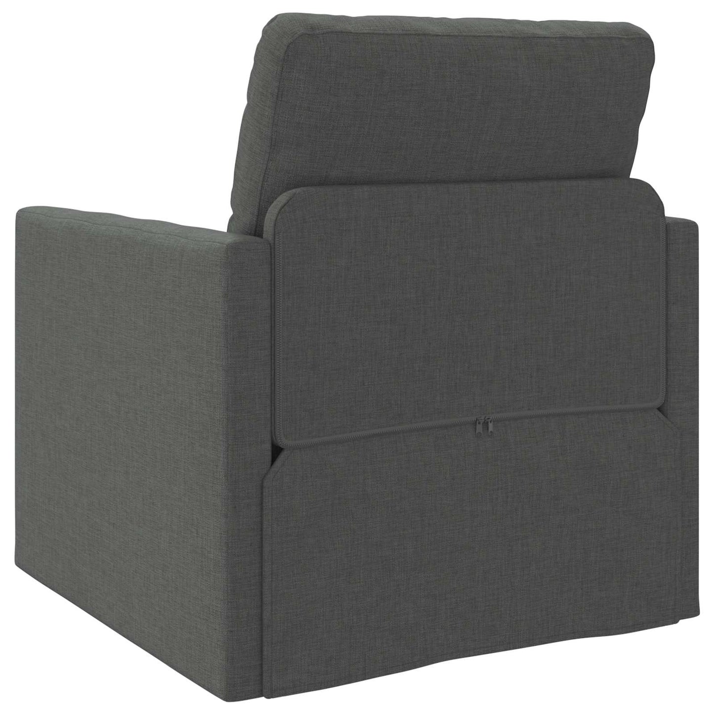 Sammenleggbar Sofa seng Mørkegrå 74 x 77 x 81 cm stoff