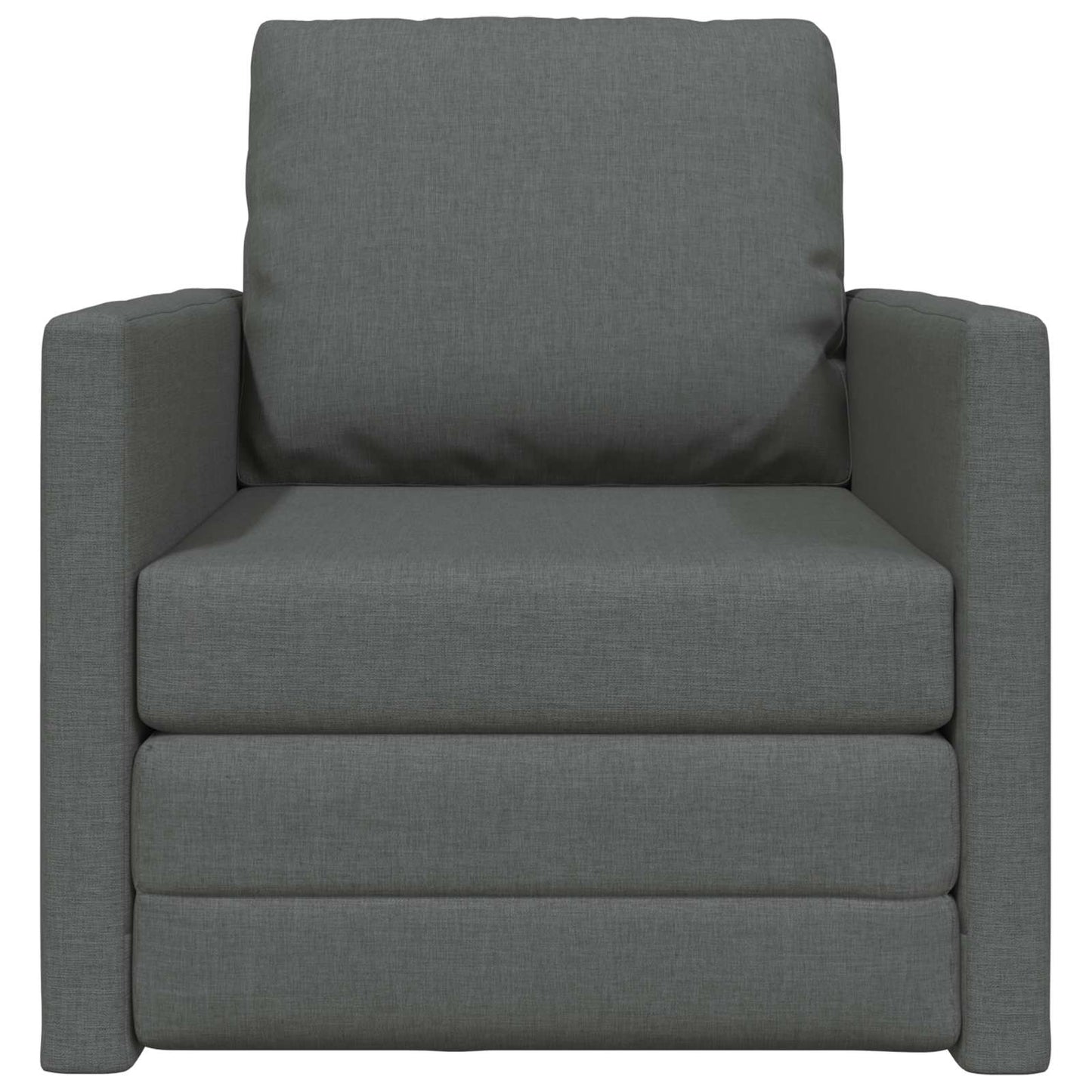 Sammenleggbar Sofa seng Mørkegrå 74 x 77 x 81 cm stoff