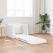 Sammenleggbar Sofa seng Hvit 74 x 77 x 81 cm Kunstlær