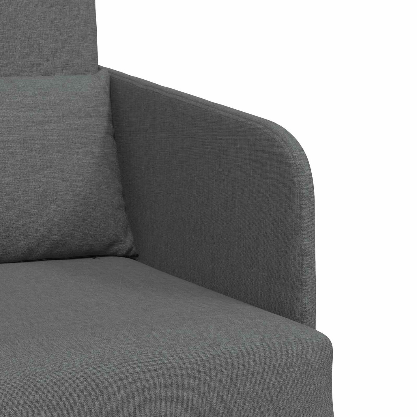 Sammenleggbar Sofa seng Mørkegrå 65 x 80 x 83 cm stoff