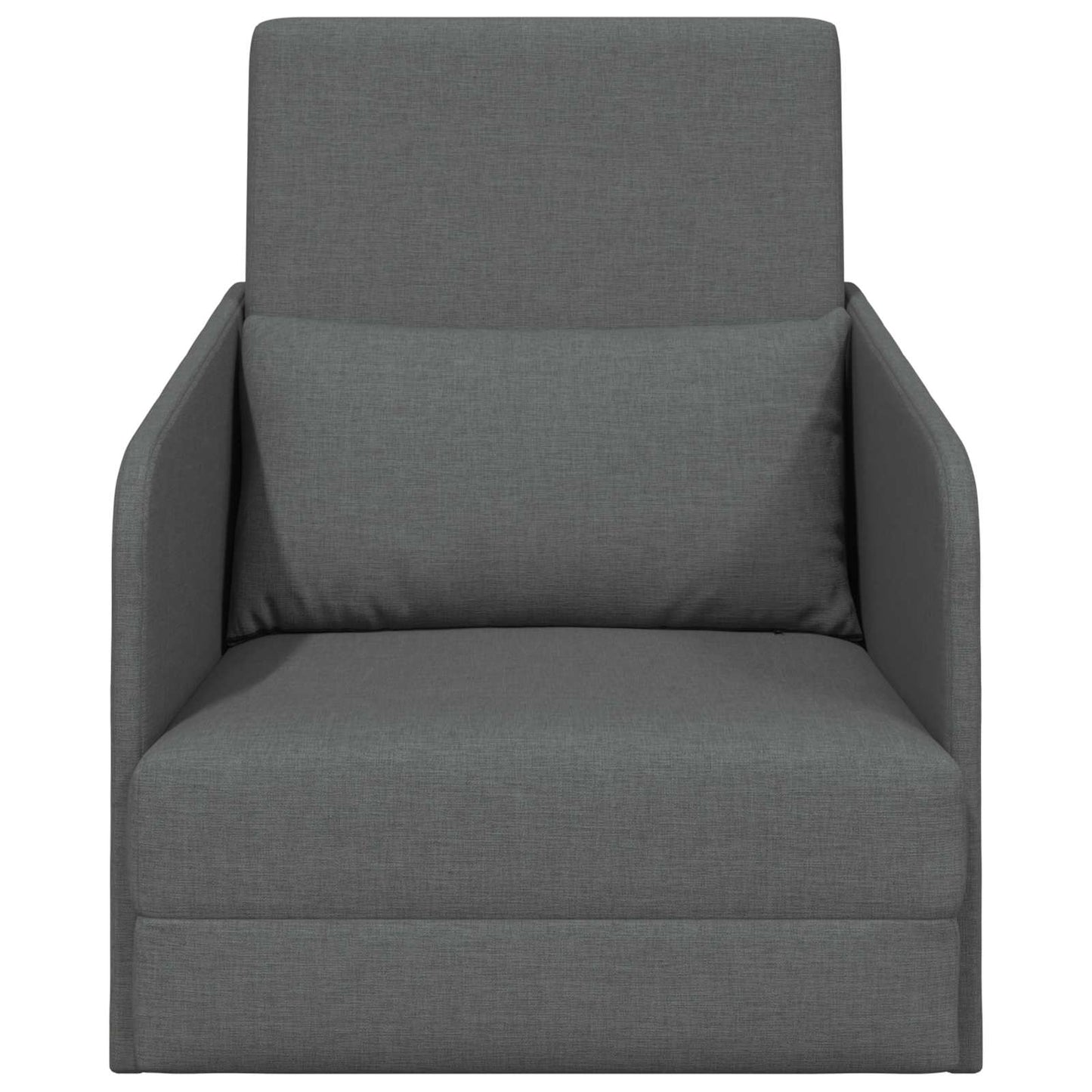 Sammenleggbar Sofa seng Mørkegrå 65 x 80 x 83 cm stoff