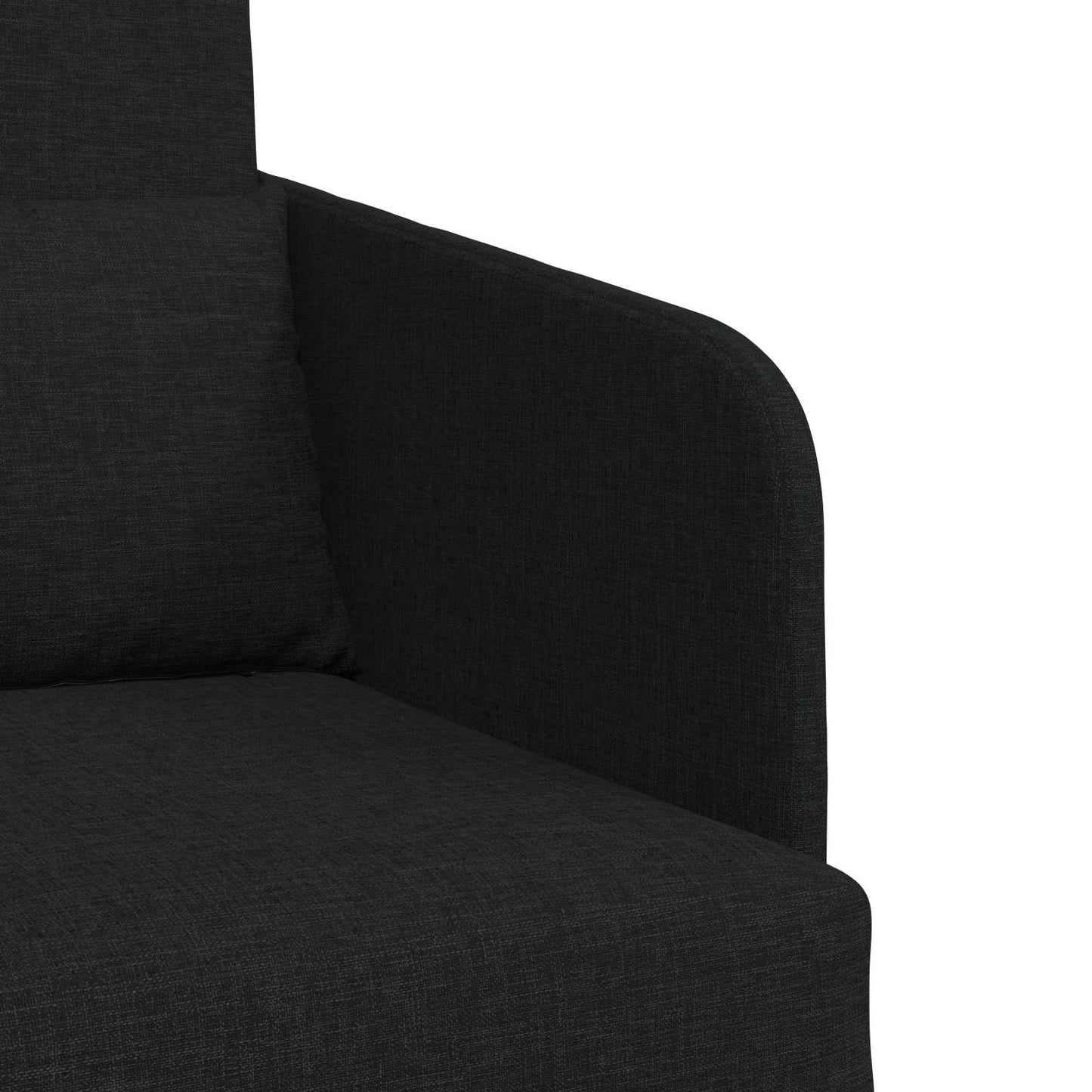 Sammenleggbar Sofa seng Svart 65 x 80 x 83 cm stoff