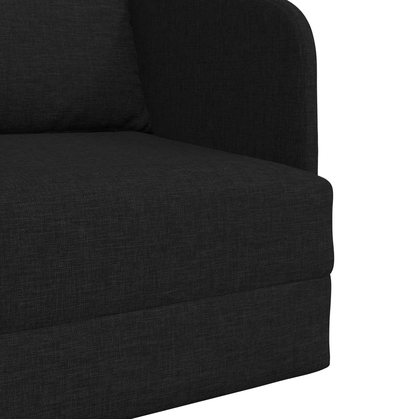 Sammenleggbar Sofa seng Svart 65 x 80 x 83 cm stoff