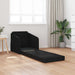 Sammenleggbar Sofa seng Svart 65 x 80 x 83 cm stoff