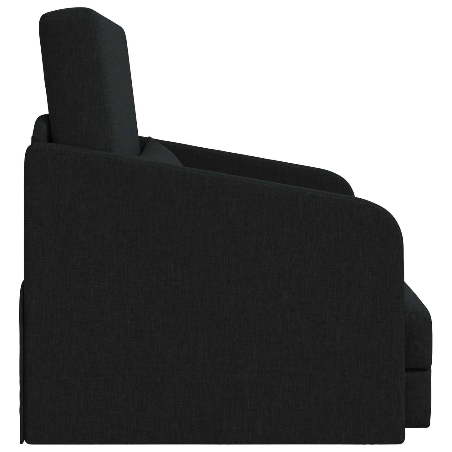 Sammenleggbar Sofa seng Svart 65 x 80 x 83 cm stoff