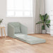 Sammenleggbar Sofa seng Lysegrå 65 x 80 x 83 cm Fløyel