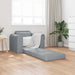 Sammenleggbar Sofa seng Lysegrå 98 x 71 x 83 cm stoff vidaXL