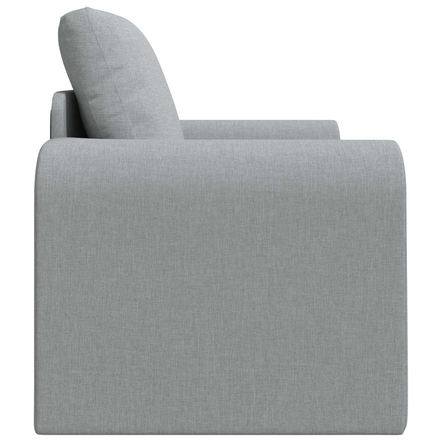 Sammenleggbar Sofa seng Lysegrå 98 x 71 x 83 cm stoff vidaXL