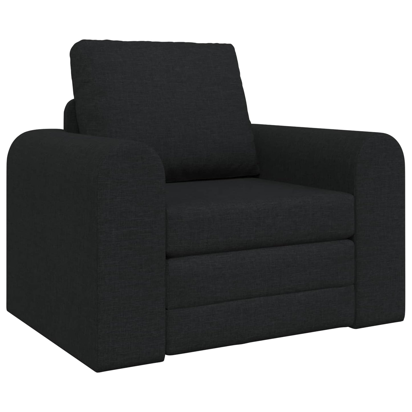 Sammenleggbar Sofa seng Svart 98 x 71 x 83 cm stoff
