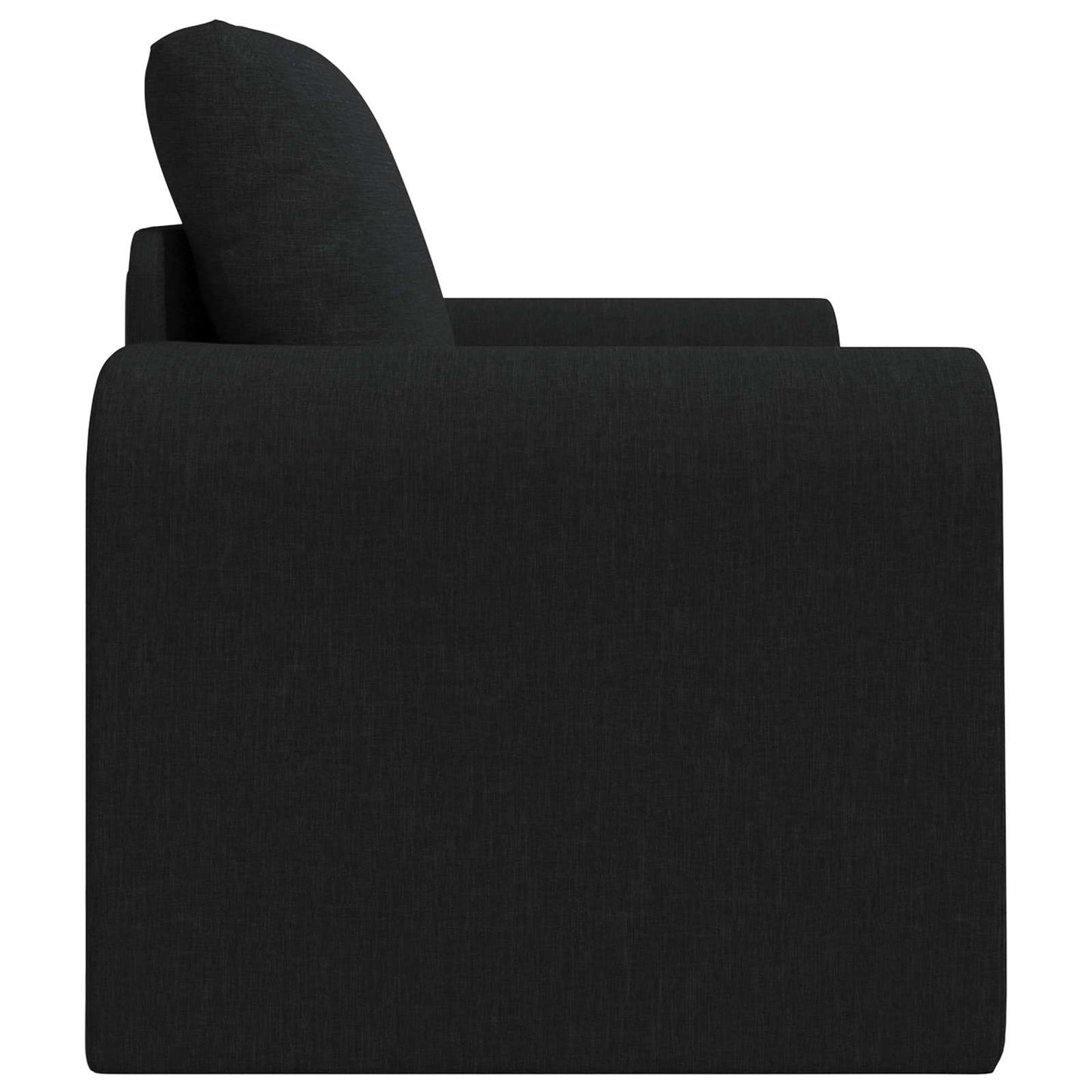 Sammenleggbar Sofa seng Svart 98 x 71 x 83 cm stoff