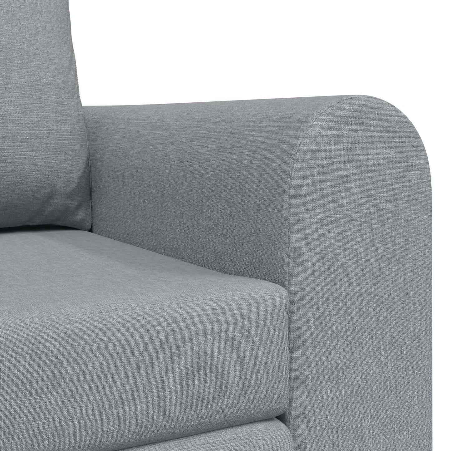 Sammenleggbar Sofa seng Lysegrå 148 x 71 x 83 cm stoff