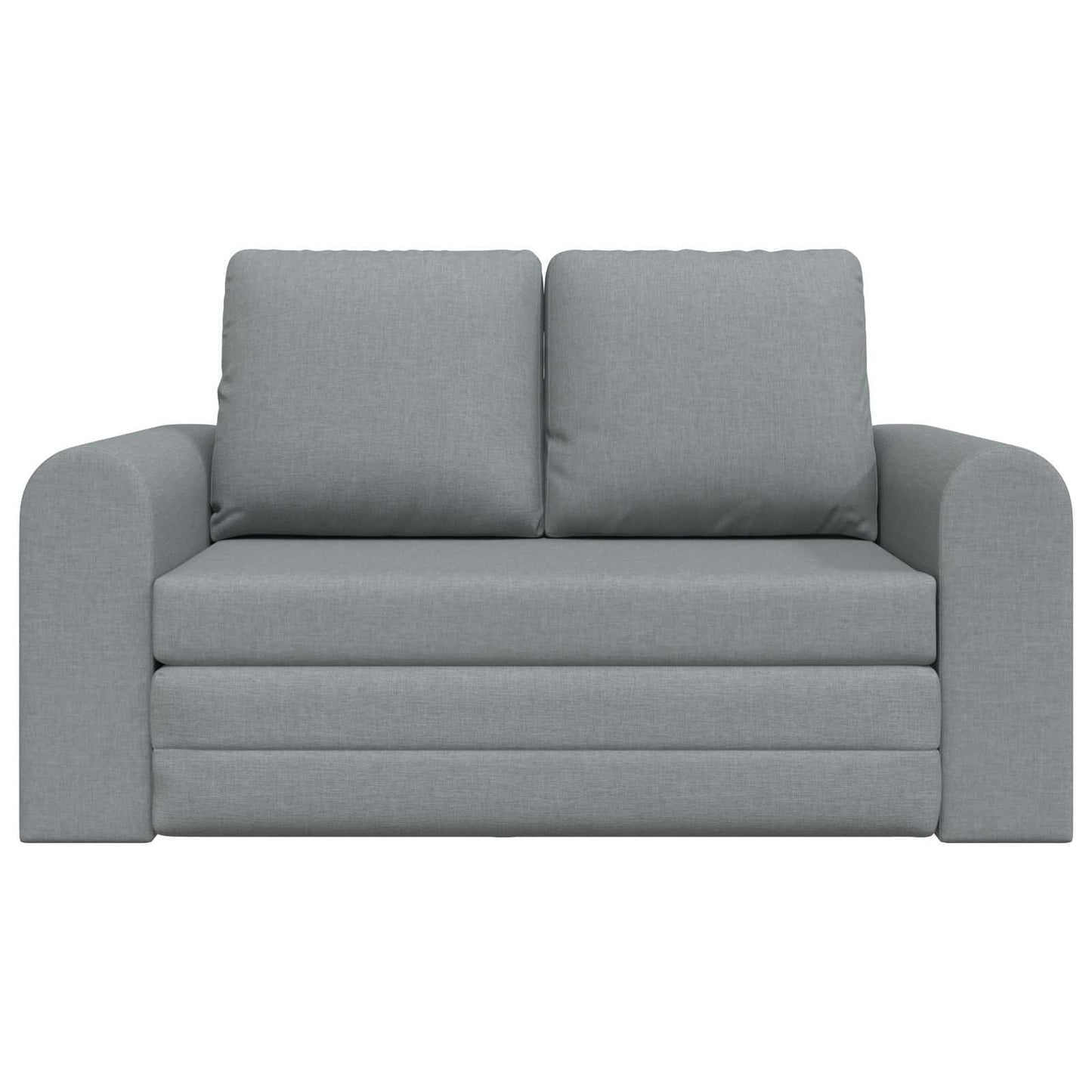 Sammenleggbar Sofa seng Lysegrå 148 x 71 x 83 cm stoff