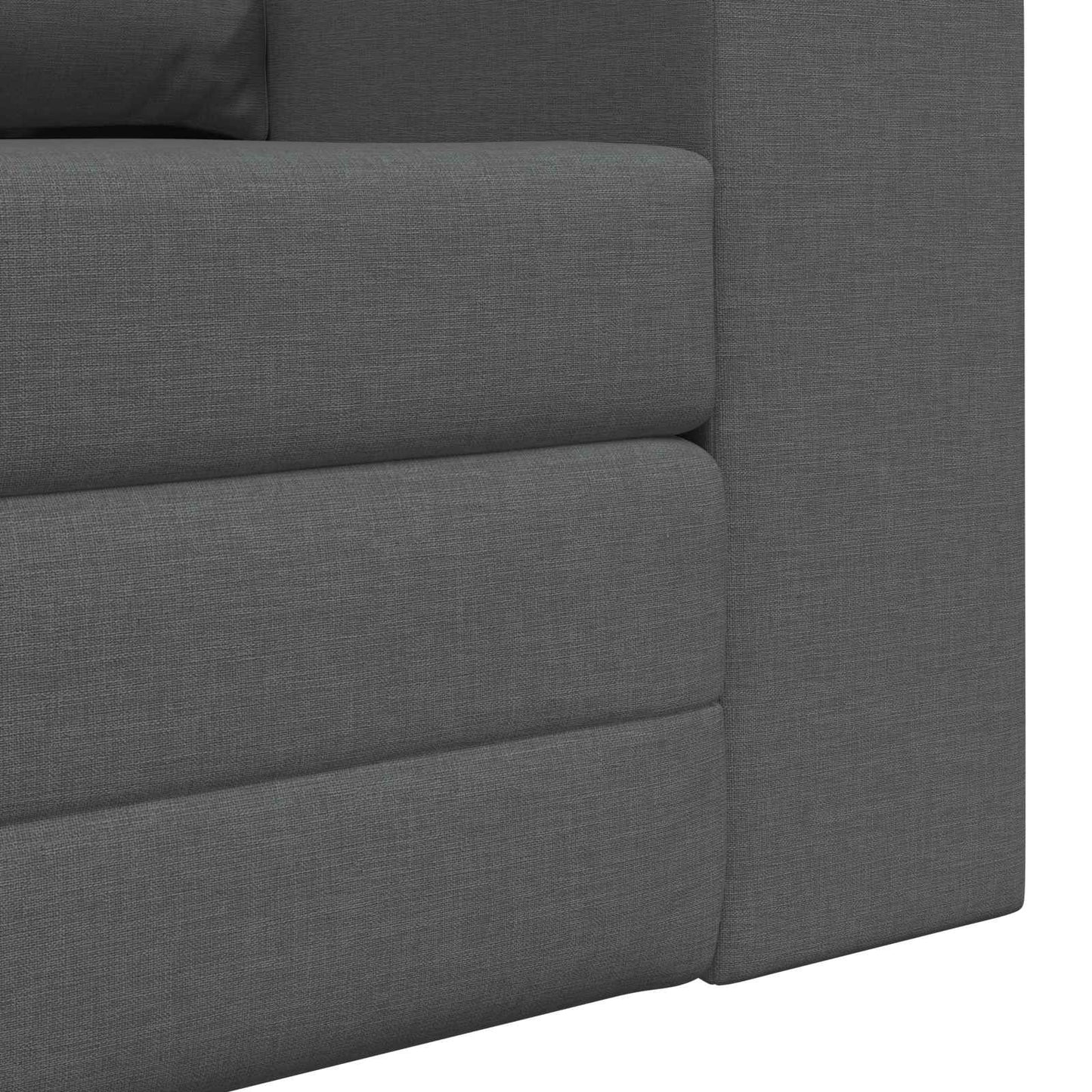 Sammenleggbar Sofa seng Mørkegrå 148 x 71 x 83 cm stoff