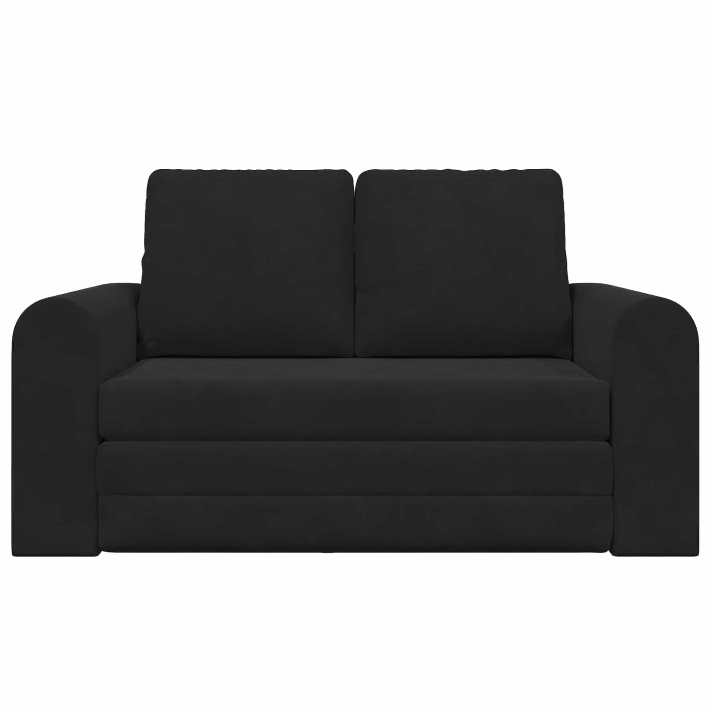 Sammenleggbar Sofa seng Svart 148 x 71 x 83 cm Fløyel