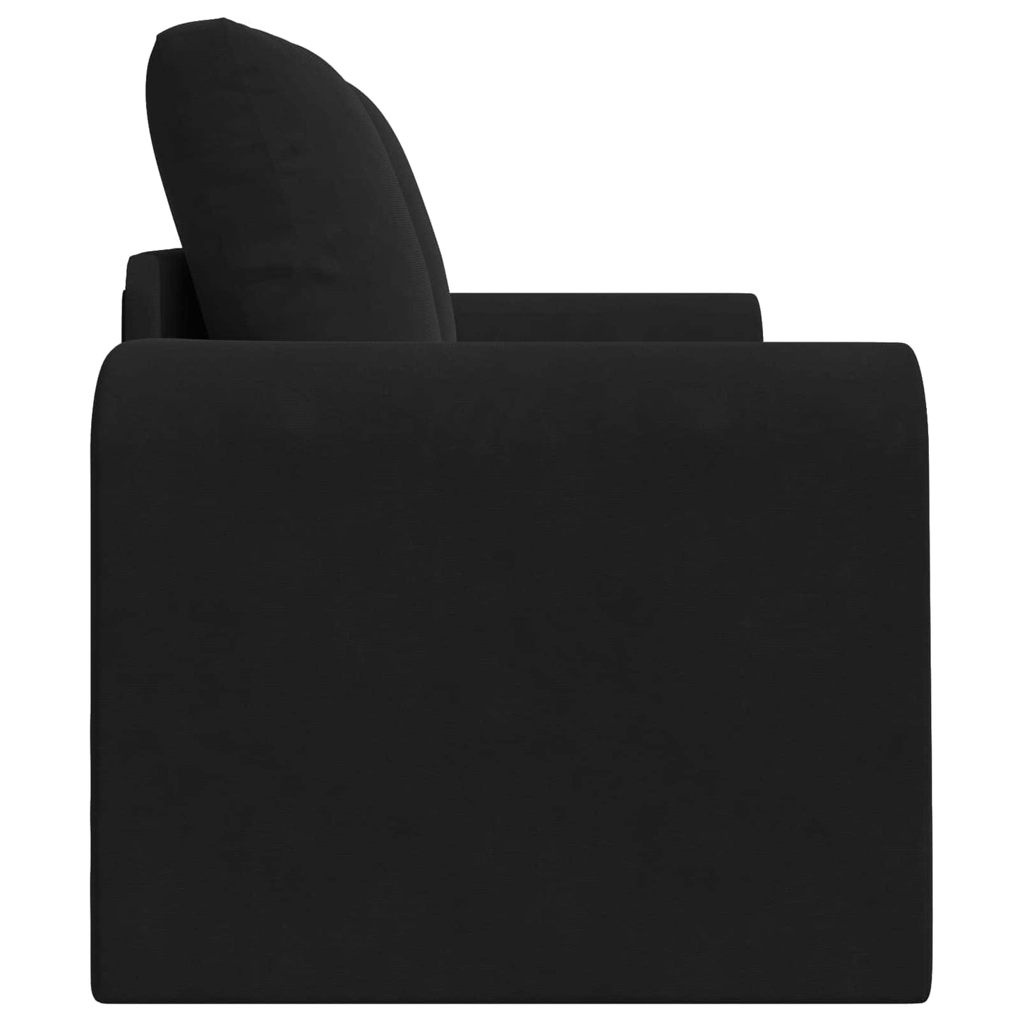 Sammenleggbar Sofa seng Svart 148 x 71 x 83 cm Fløyel