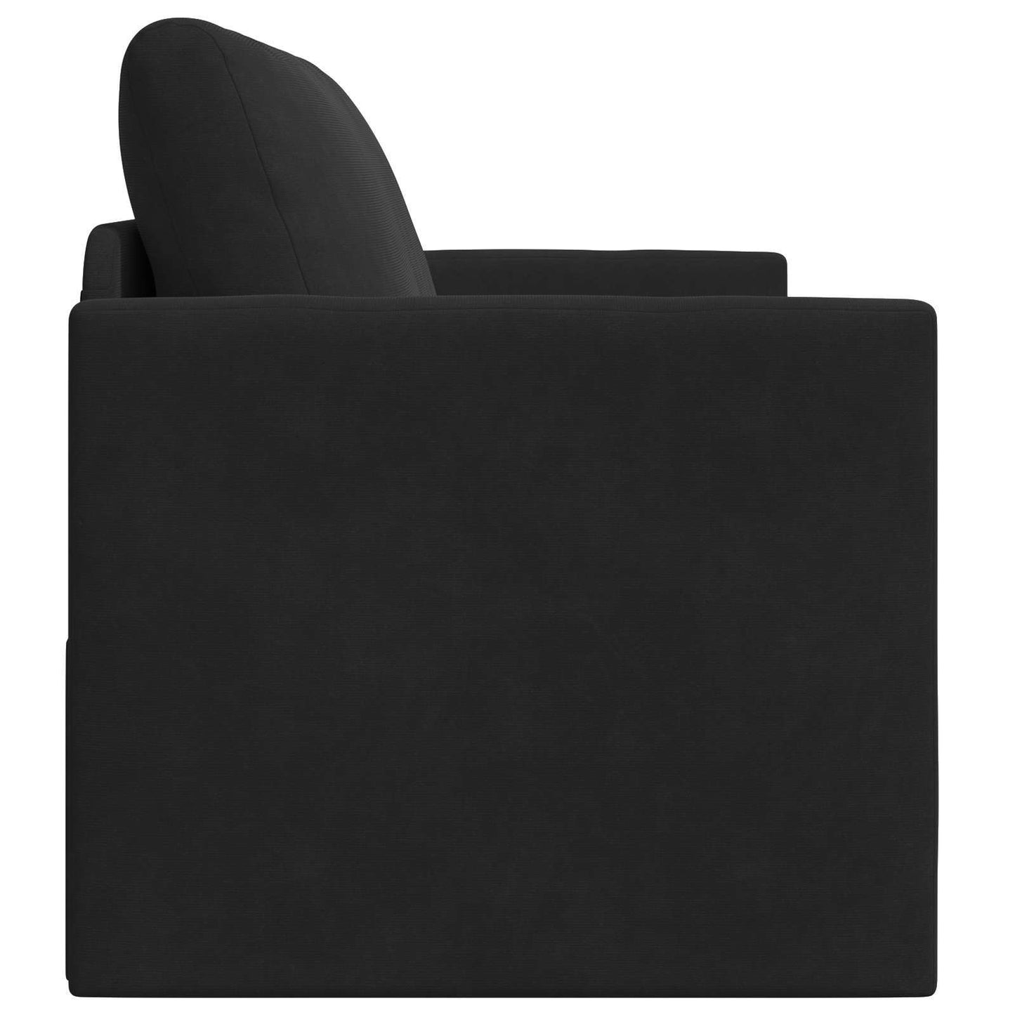 Sammenleggbar Sofa seng Svart 124 x 71 x 78 cm Fløyel