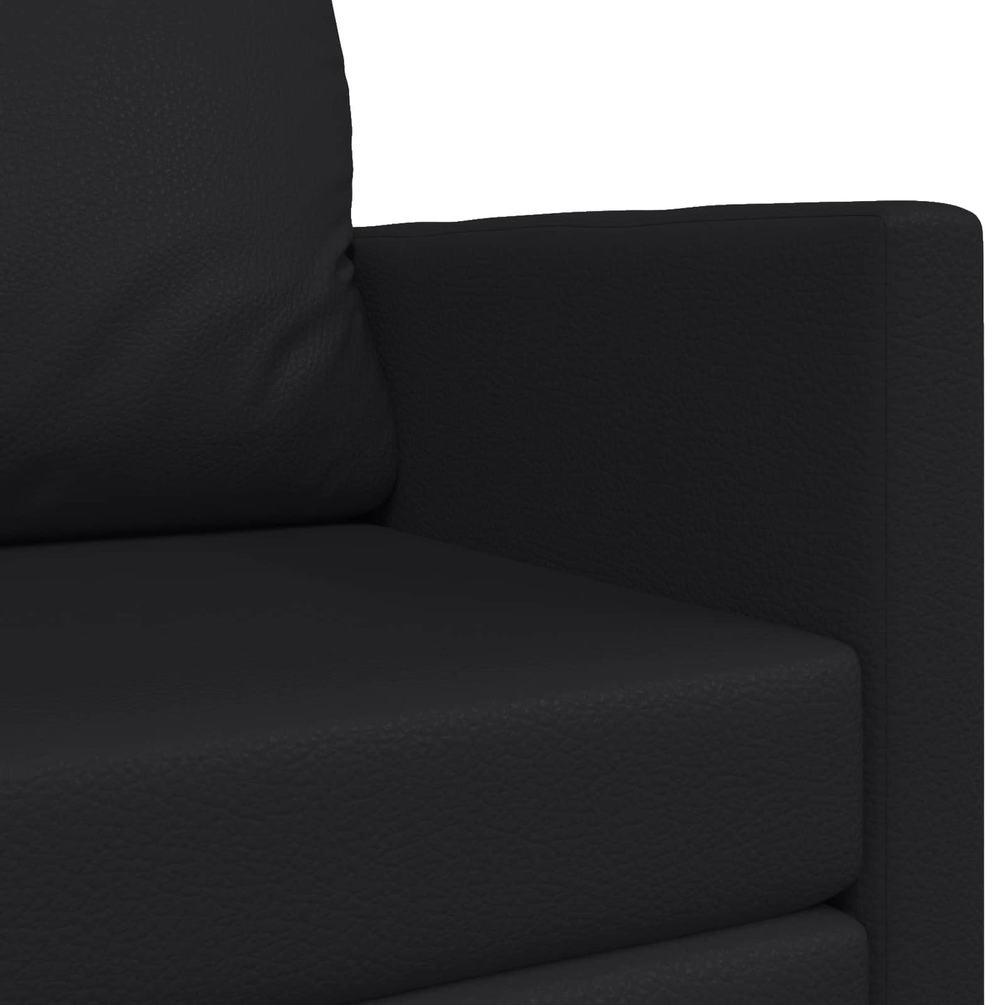 Sammenleggbar Sofa seng Svart 124 x 71 x 78 cm Kunstlær