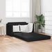 Sammenleggbar Sofa seng Svart 124 x 71 x 78 cm Kunstlær
