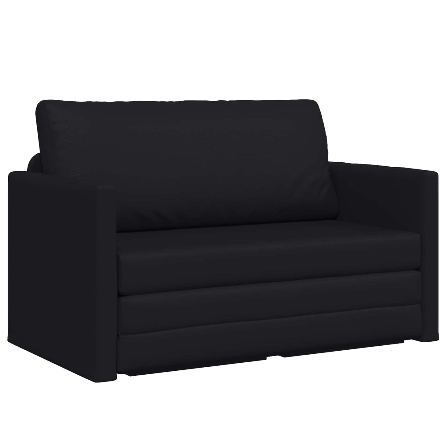 Sammenleggbar Sofa seng Svart 124 x 71 x 78 cm Kunstlær