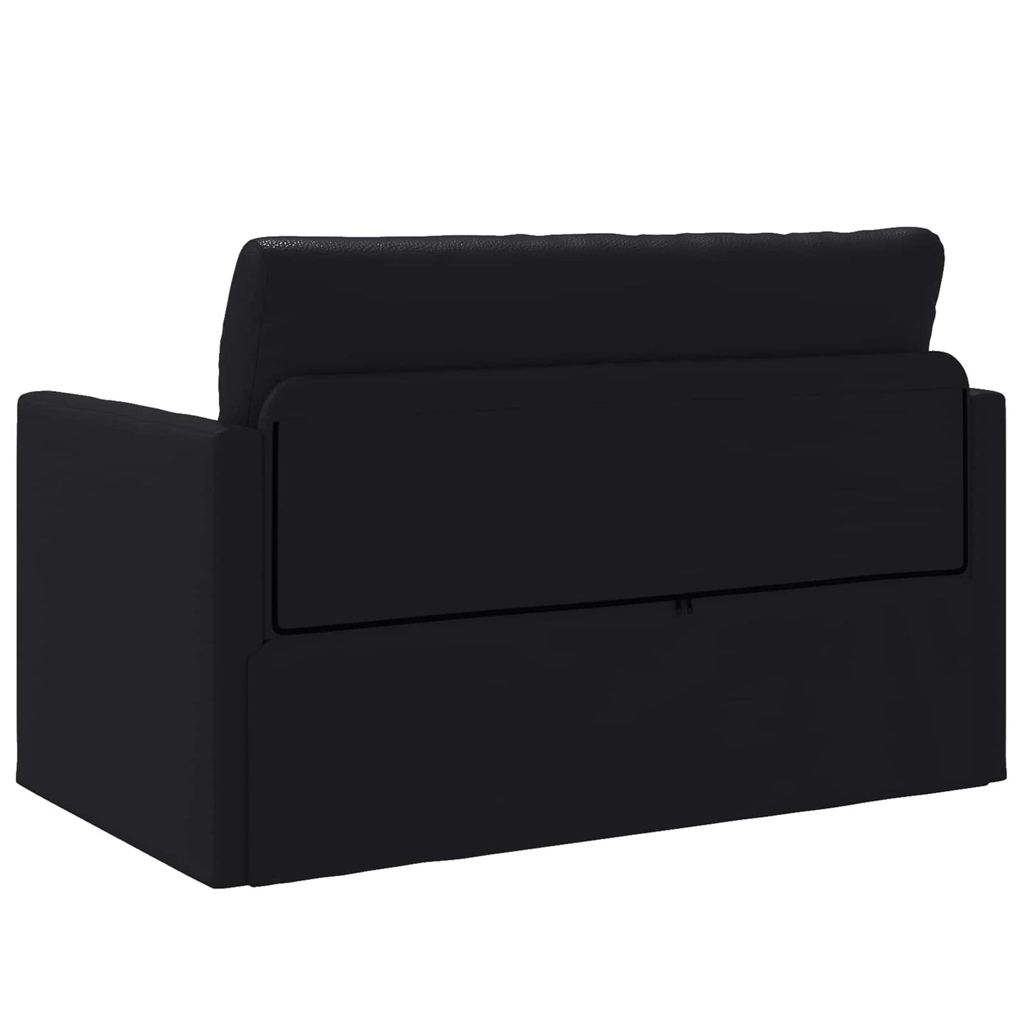 Sammenleggbar Sofa seng Svart 124 x 71 x 78 cm Kunstlær