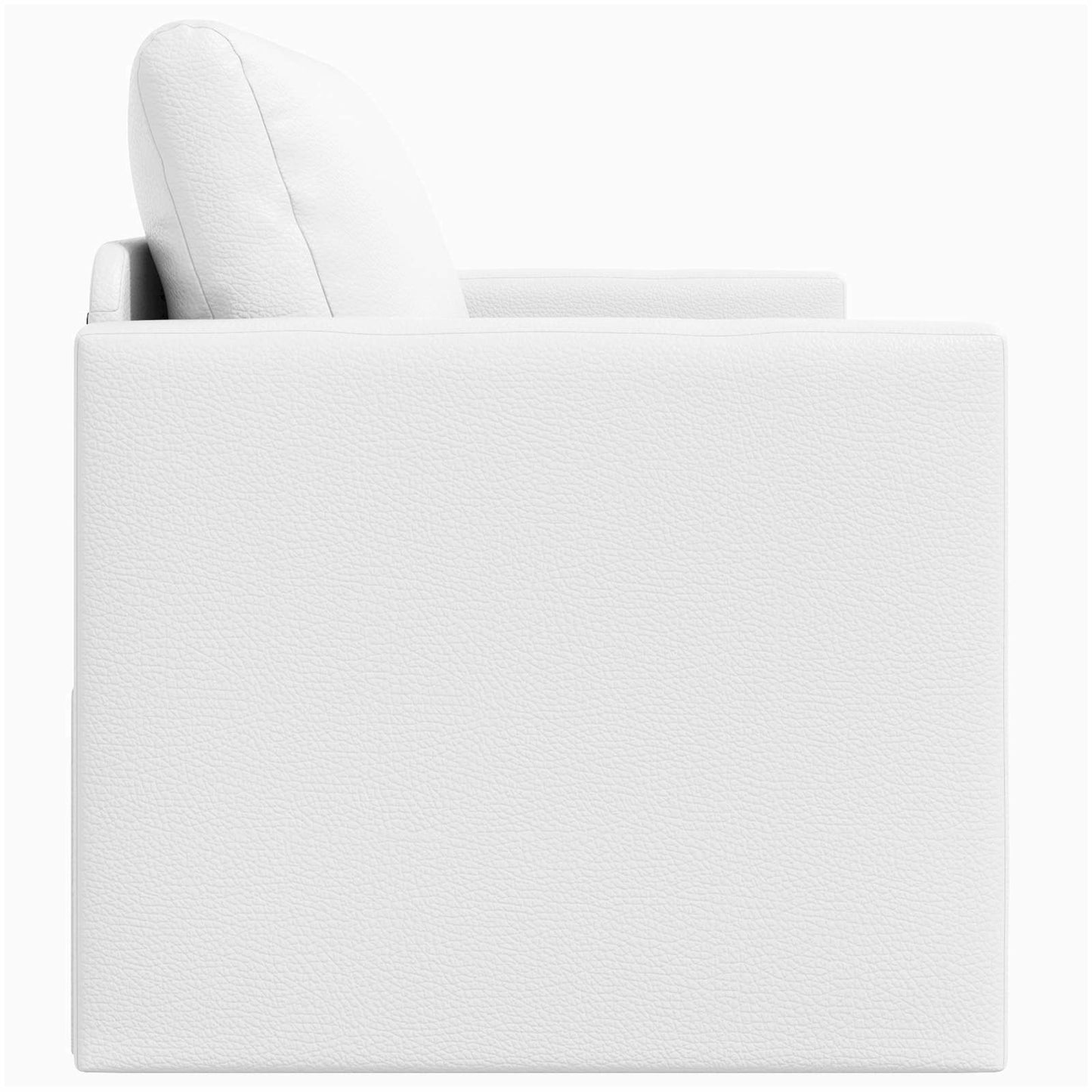 Sammenleggbar Sofa seng Hvit 124 x 71 x 78 cm Kunstlær