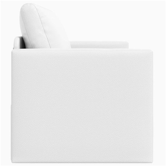 Sammenleggbar Sofa seng Hvit 124 x 71 x 78 cm Kunstlær
