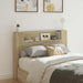 Hodegavlskap med LED med hylle Sonoma 140 x 16,5 x 103,5 cm