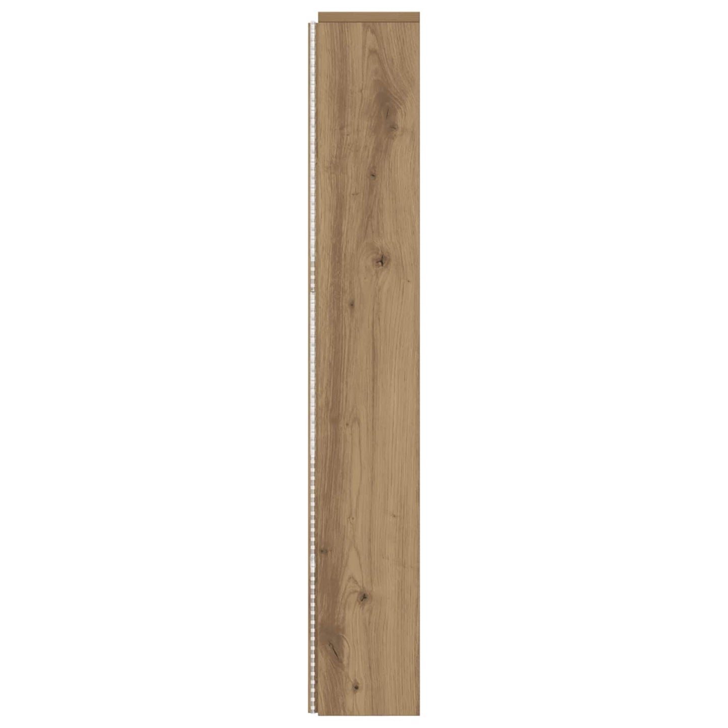 Hodegavlskap med LED Kunstnerisk Eik 180 x 16,5 x 103,5 cm