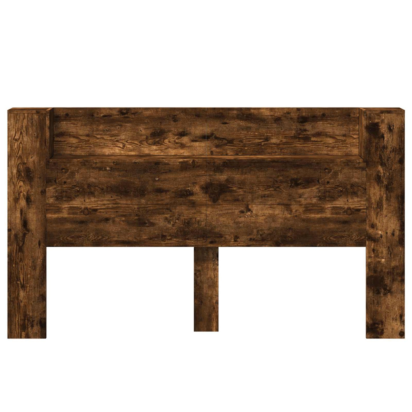 Hodegavlskap med LED med hylle Røkt Eik 180 x 16,5 x 103,5 cm