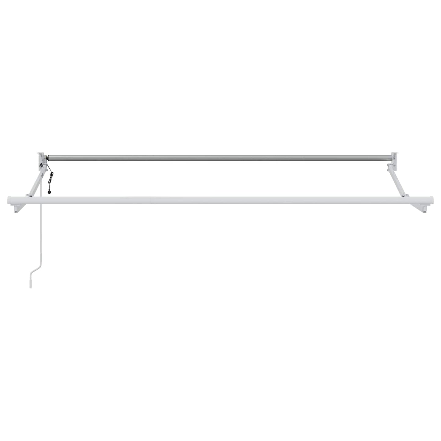 Uttrekkbar markise Beige 3,5 x 2 m Polyester og Metall