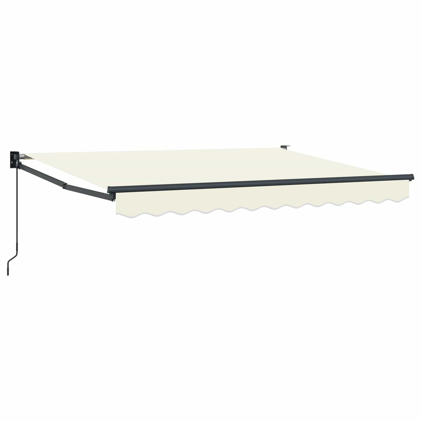 Uttrekkbar markise Krem 3 x 2 m 100% polyester og aluminium