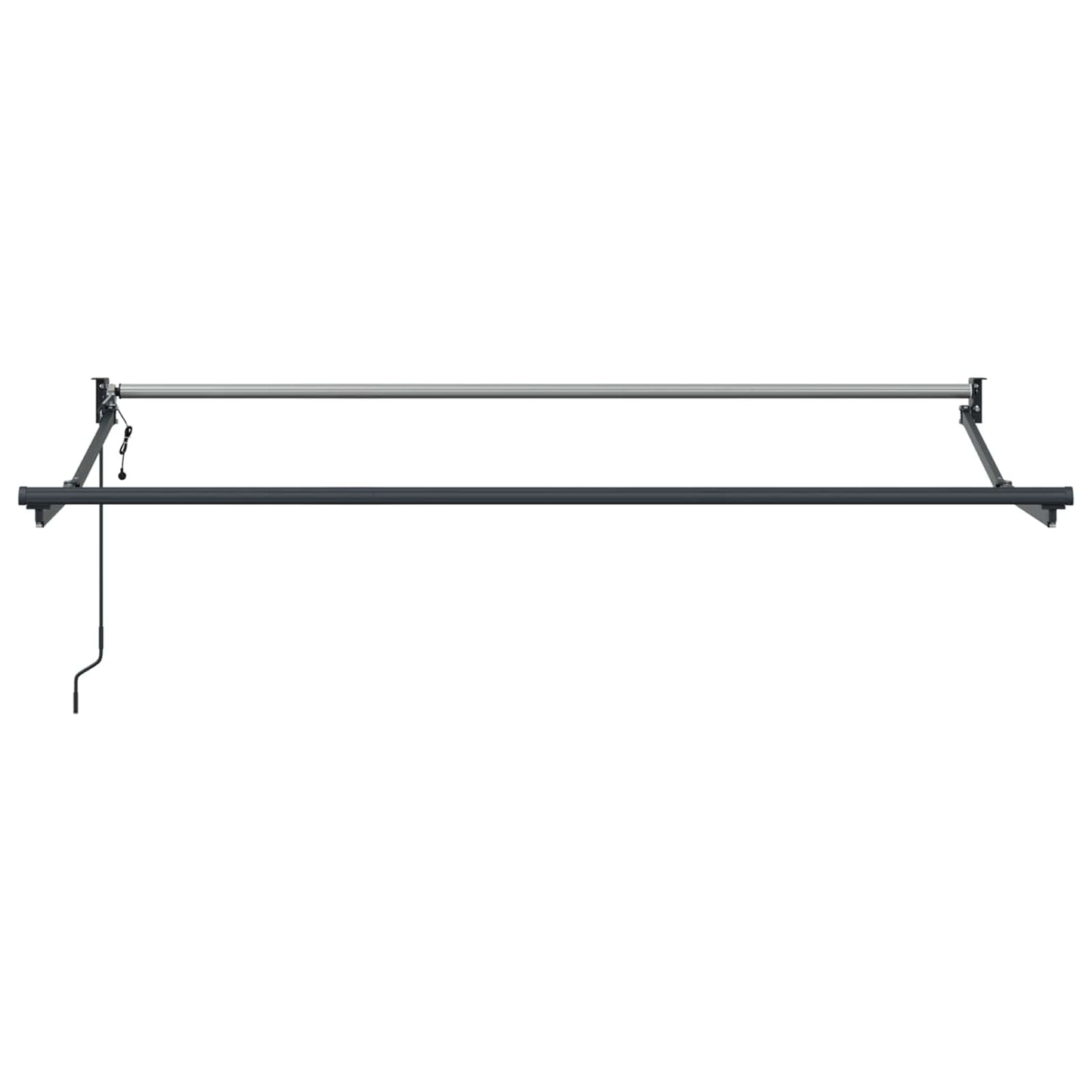 Uttrekkbar markise Beige 3,5 x 2 m Polyester og Metall