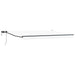 Manuell utvidbar markise med LED-lamper 5 x 3 m