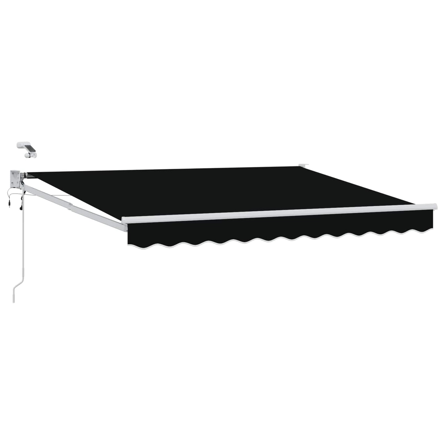Elektrisk Utrekkbar Markise Svart 3,5 x 2,5 m