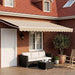 Elektrisk Utrekkbar Markise Beige 5 x 3 m